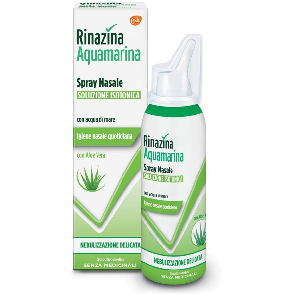 Rinazina Aquamarina - Spray Isotonico - D con Aloe 100ml