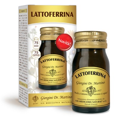 Dr. Giorgini LATTOFERRINA 75 pastiglie da 400 mg (75 dosi da 1 pastiglia)