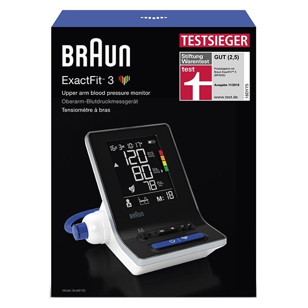 BRAUN EXACTFIT 3 - MISURATORE PRESSIONE BRACCIO