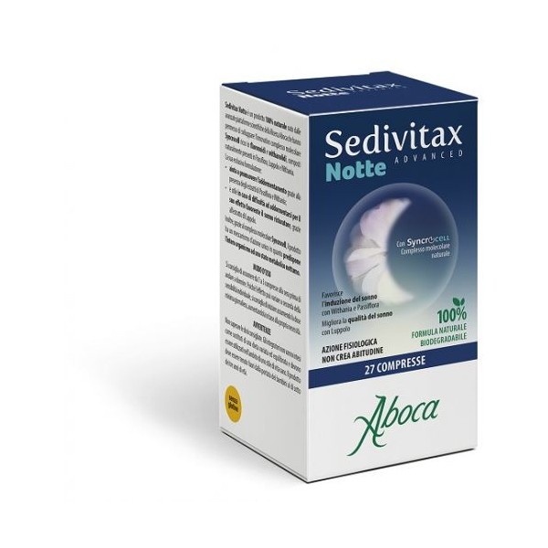 Aboca - Sedivitax Advanced Notte - 27 Compresse